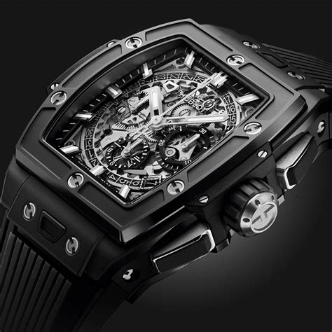 hublot big bang black magic crocodile strap|Hublot black magic watch.